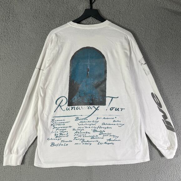 Post Malone Runaway Tour Long Sleeve Shirt White Graphic XL POSTY CO. Rare - Picture 11 of 12
